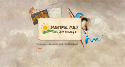 Desktop Screenshot of beautifulitaly-artholidays.com